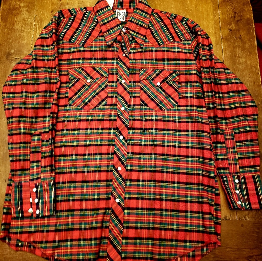 Western style luxury button down shirt